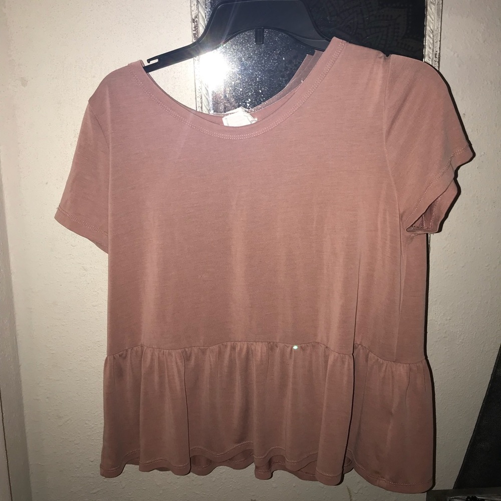 peplum style top